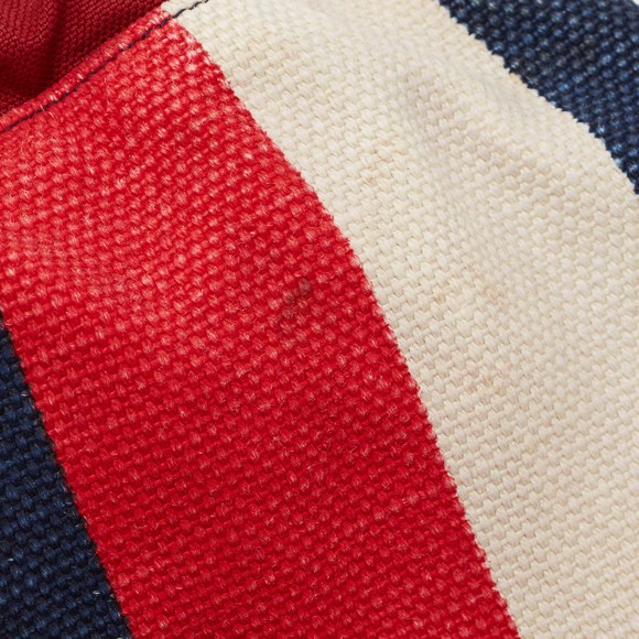 GUCCI Multicolor Canvas Sylvie Stripe Drawstring Backpack - Picture 8 of 8